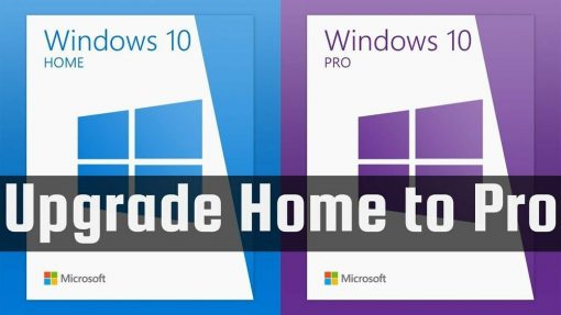 Microsoft Windows 10 Home to Windows 10 Pro Upgrade Key 2 PC