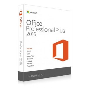 Microsoft Office Pro Plus 2016 License 5 PC Product Key