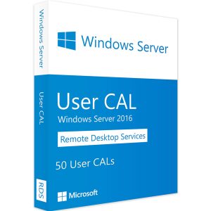 Microsoft Windows Server 2016 Remote Desktop RDS 50 User CAL