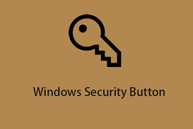 windows security button