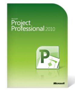 Microsoft Project Professional 2010 Product Key 5 Users License