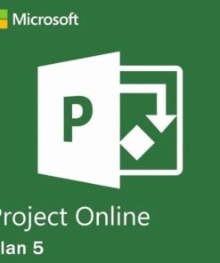 Microsoft Project Online Plan 5 Annual Subscription License 25 Users